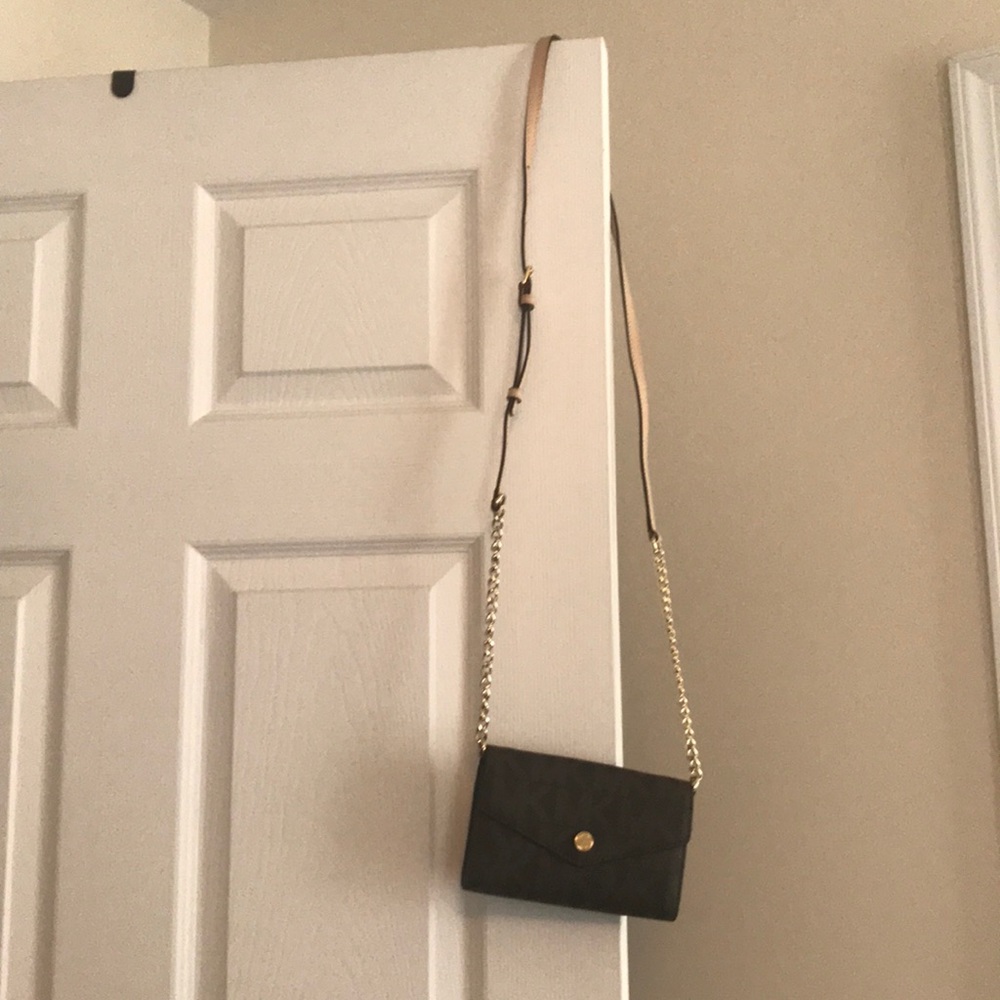 MK by Michael Kors logo envelope crossbody